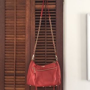 Rebecca Minkoff Red Multi Zip Crossbody Bag